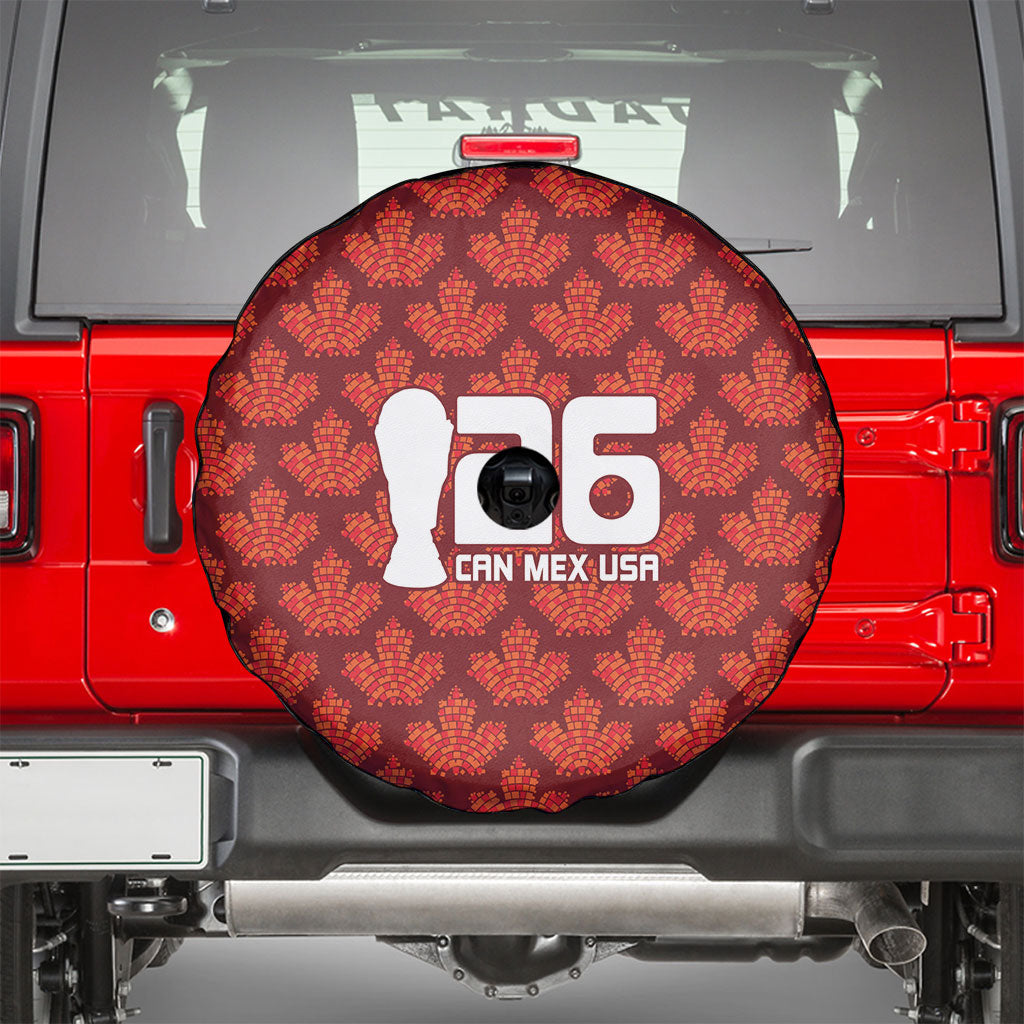2026 World Football Host Country Canada Spare Tire Cover