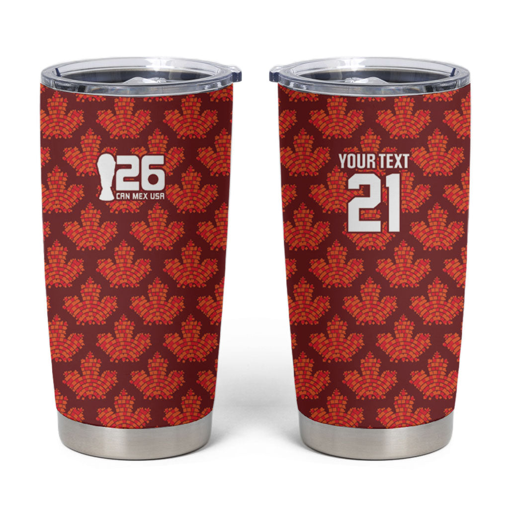 2026 World Football Host Country Canada Custom Tumbler Cup