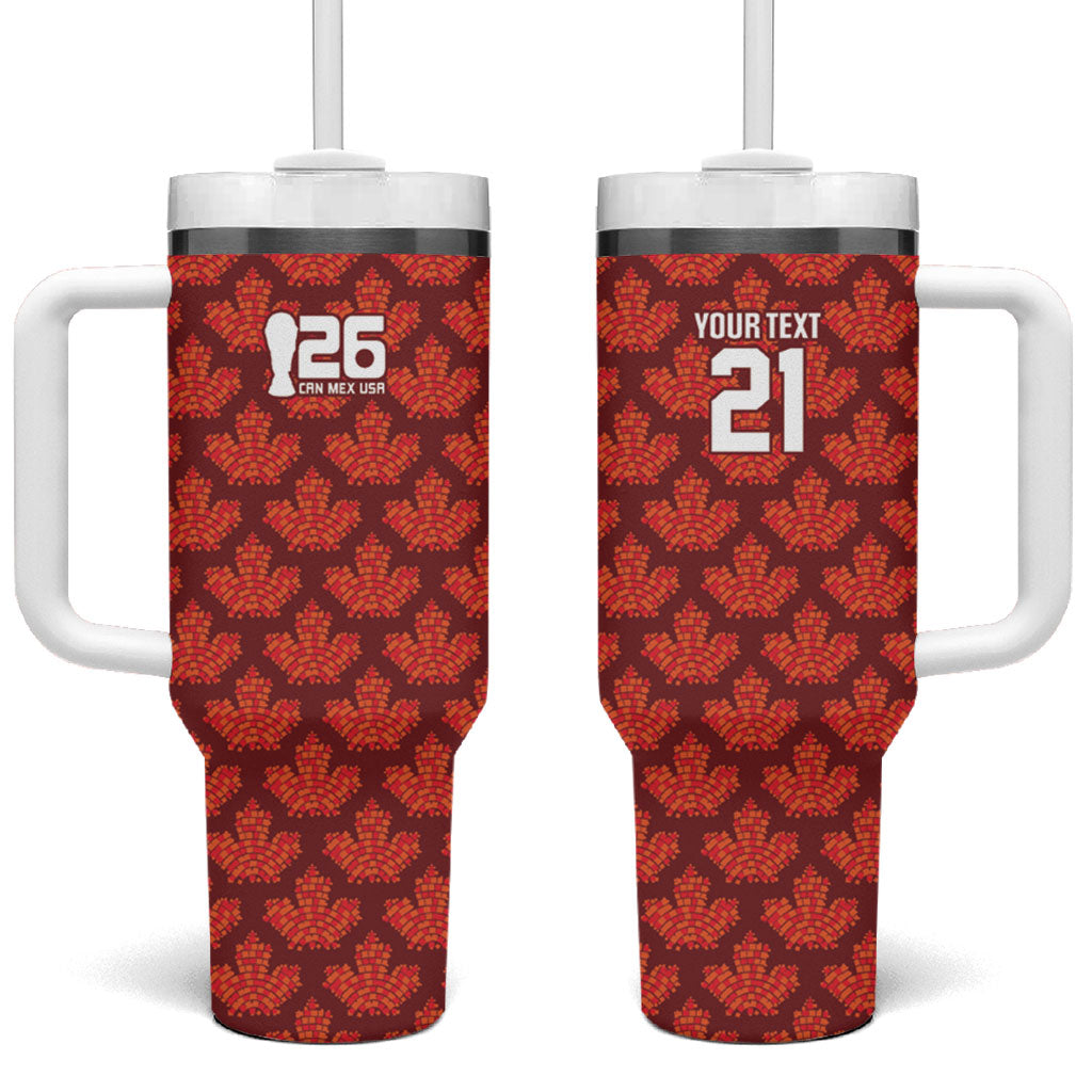2026 World Football Host Country Canada Custom Tumbler With Handle