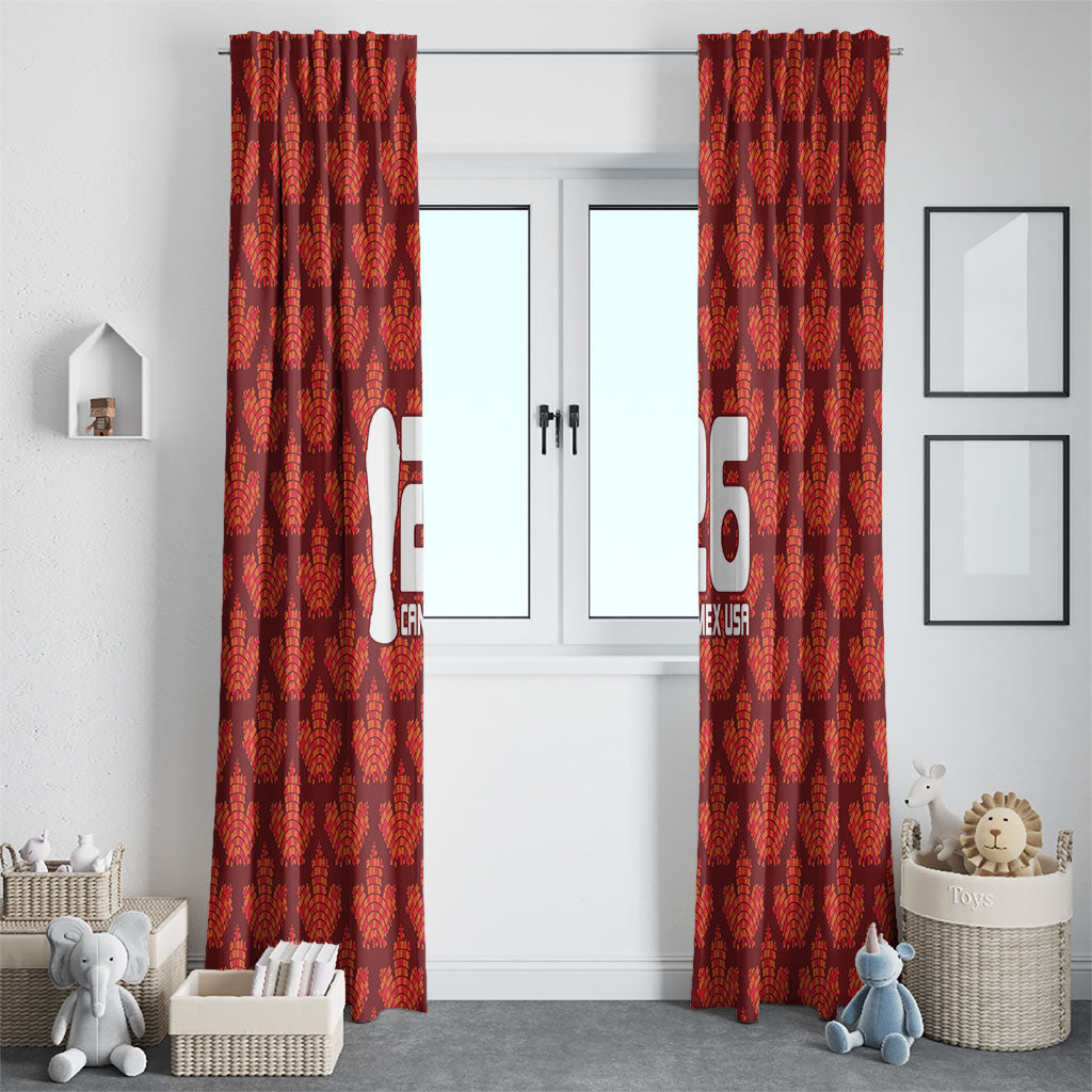 2026 World Football Host Country Canada Window Curtain