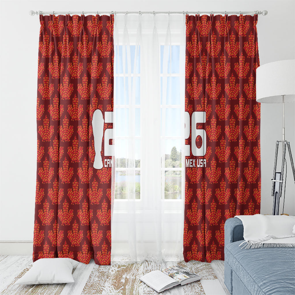 2026 World Football Host Country Canada Window Curtain