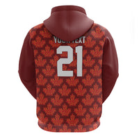 2026 World Football Host Country Canada Custom Zip Hoodie