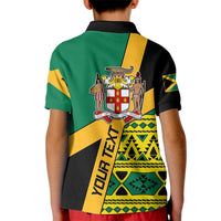 Personalised Jamaica Kid Polo Shirt Ethnic Style In Jamaican Flag - Wonder Print Shop