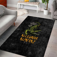 Alligator Alcatraz Est 2025 Area Rug Vintage Retro - Wonder Print Shop