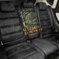Alligator Alcatraz Est 2025 Back Car Seat Cover Vintage Retro - Wonder Print Shop
