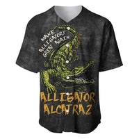 Alligator Alcatraz Est 2025 Baseball Jersey Vintage Retro - Wonder Print Shop