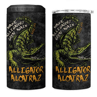 Alligator Alcatraz Est 2025 4 in 1 Can Cooler Tumbler Vintage Retro - Wonder Print Shop