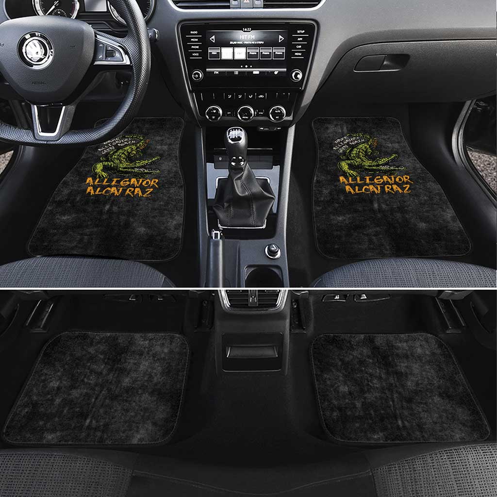 Alligator Alcatraz Est 2025 Car Mats Vintage Retro - Wonder Print Shop