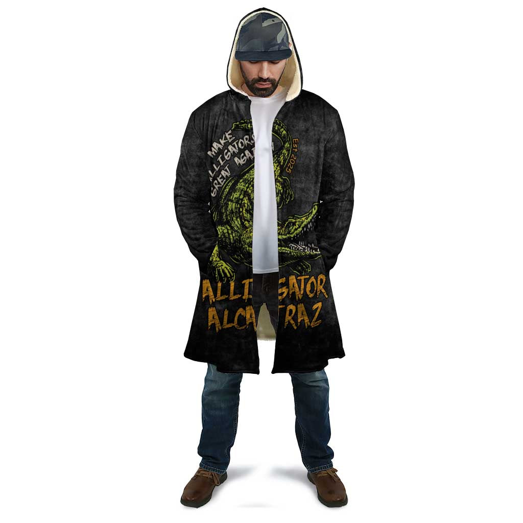 Alligator Alcatraz Est 2025 Cloak Vintage Retro - Wonder Print Shop