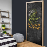 Alligator Alcatraz Est 2025 Door Cover Vintage Retro - Wonder Print Shop