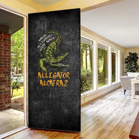 Alligator Alcatraz Est 2025 Door Cover Vintage Retro - Wonder Print Shop