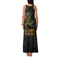 Alligator Alcatraz Est 2025 Family Matching Tank Maxi Dress and Hawaiian Shirt Vintage Retro - Wonder Print Shop