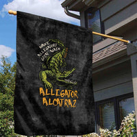 Alligator Alcatraz Est 2025 Garden Flag Vintage Retro - Wonder Print Shop