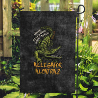 Alligator Alcatraz Est 2025 Garden Flag Vintage Retro - Wonder Print Shop