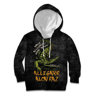 Alligator Alcatraz Est 2025 Kid Hoodie Vintage Retro - Wonder Print Shop