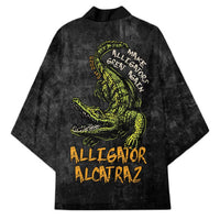 Alligator Alcatraz Est 2025 Kimono Vintage Retro - Wonder Print Shop