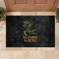 Alligator Alcatraz Est 2025 Rubber Doormat Vintage Retro - Wonder Print Shop