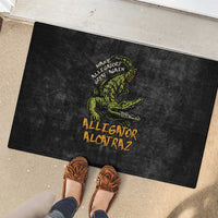 Alligator Alcatraz Est 2025 Rubber Doormat Vintage Retro - Wonder Print Shop