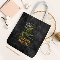 Alligator Alcatraz Est 2025 Tote Bag Vintage Retro - Wonder Print Shop