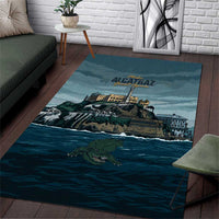 Make Alcatraz Great Again Area Rug Vintage Retro - Wonder Print Shop