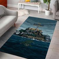 Make Alcatraz Great Again Area Rug Vintage Retro - Wonder Print Shop
