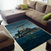 Make Alcatraz Great Again Area Rug Vintage Retro - Wonder Print Shop