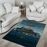Make Alcatraz Great Again Area Rug Vintage Retro - Wonder Print Shop