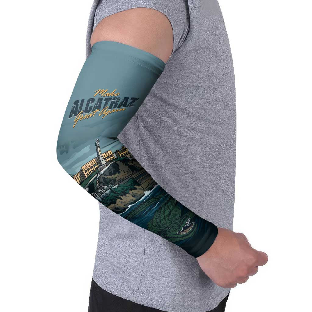 Make Alcatraz Great Again Arm Sleeves Vintage Retro - Wonder Print Shop
