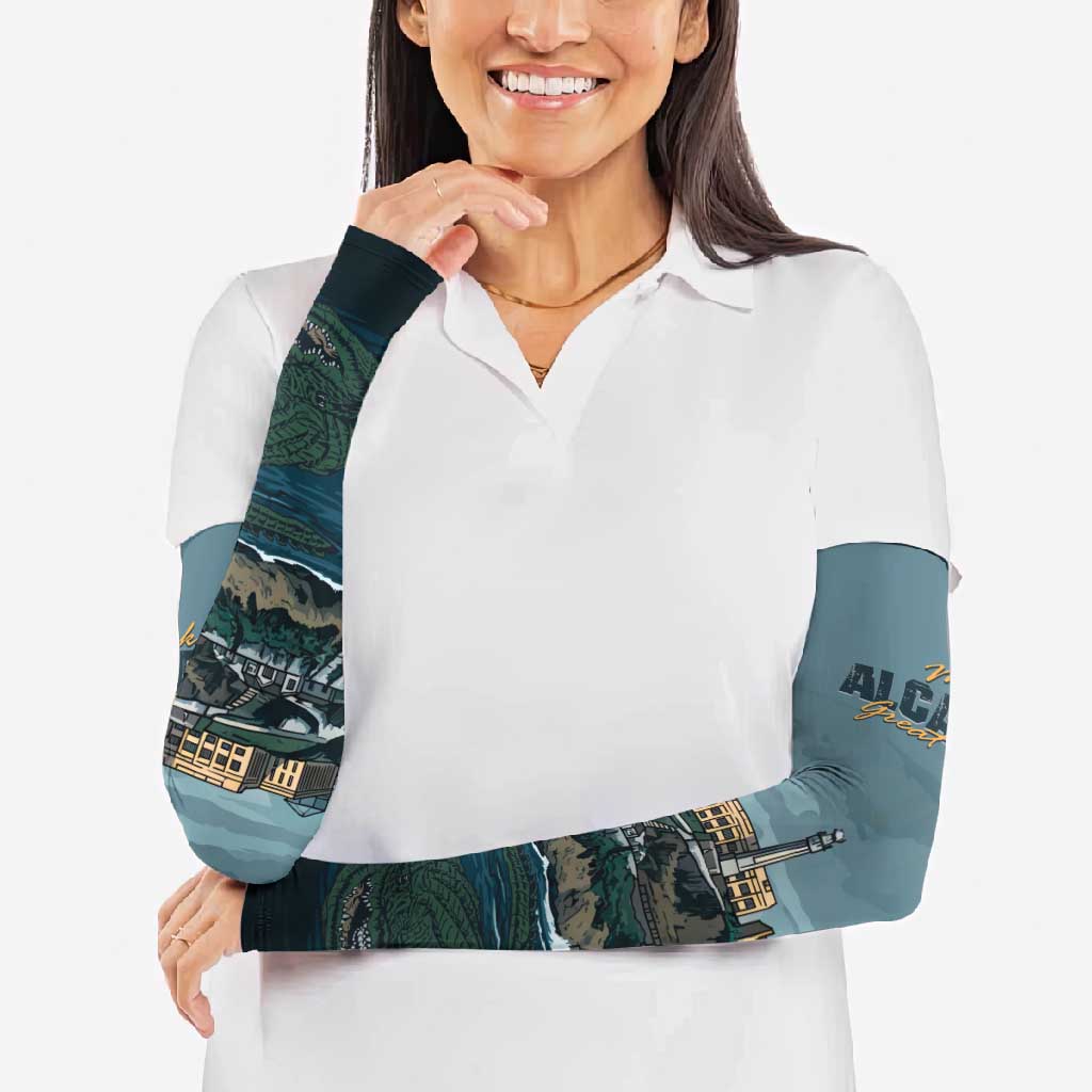 Make Alcatraz Great Again Arm Sleeves Vintage Retro - Wonder Print Shop