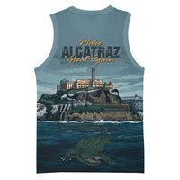 Make Alcatraz Great Again Basketball Jersey Vintage Retro - Wonder Print Shop