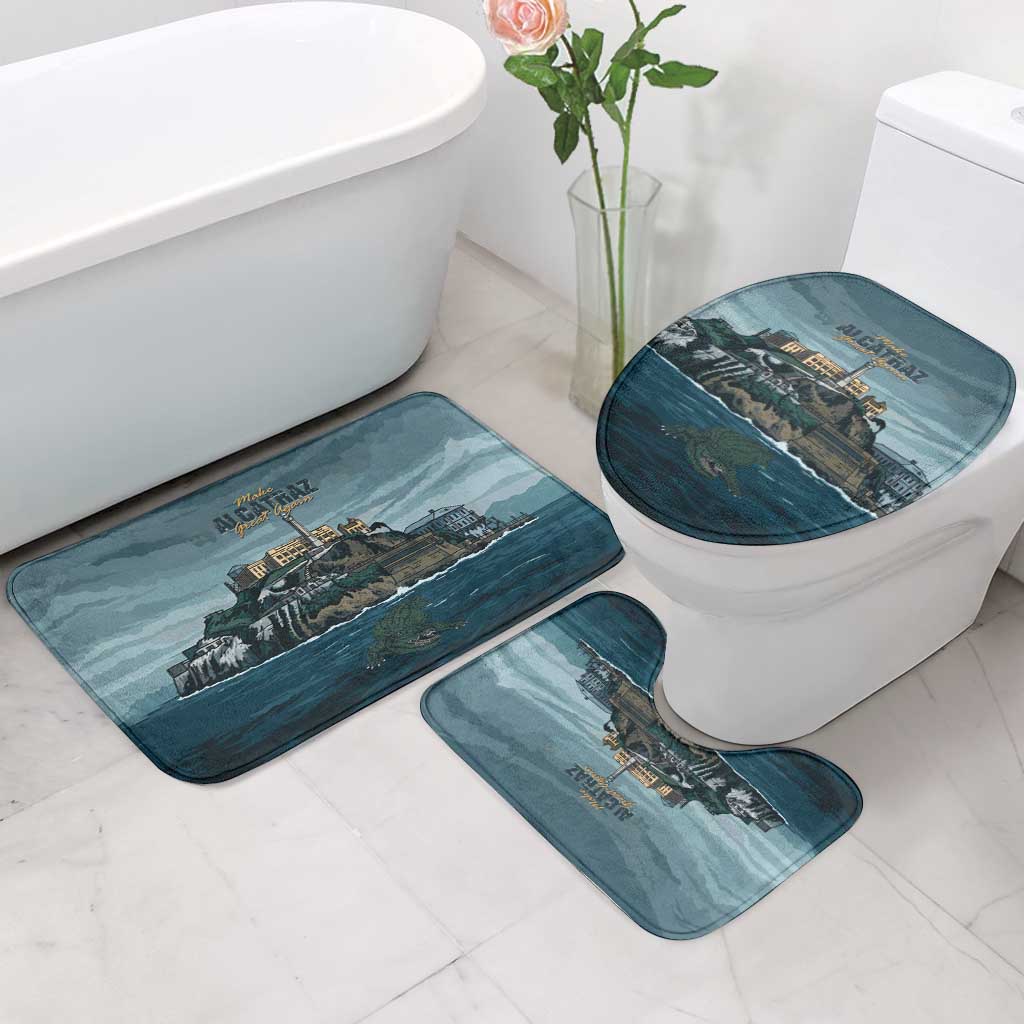 Make Alcatraz Great Again Bathroom Set Vintage Retro - Wonder Print Shop