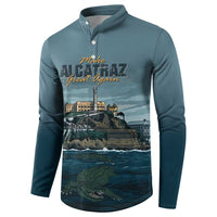 Make Alcatraz Great Again Button Sweatshirt Vintage Retro - Wonder Print Shop