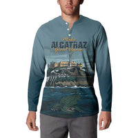 Make Alcatraz Great Again Button Sweatshirt Vintage Retro - Wonder Print Shop
