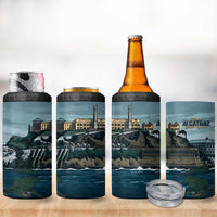 Make Alcatraz Great Again 4 in 1 Can Cooler Tumbler Vintage Retro - Wonder Print Shop