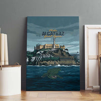 Make Alcatraz Great Again Canvas Wall Art Vintage Retro - Wonder Print Shop