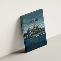 Make Alcatraz Great Again Canvas Wall Art Vintage Retro - Wonder Print Shop