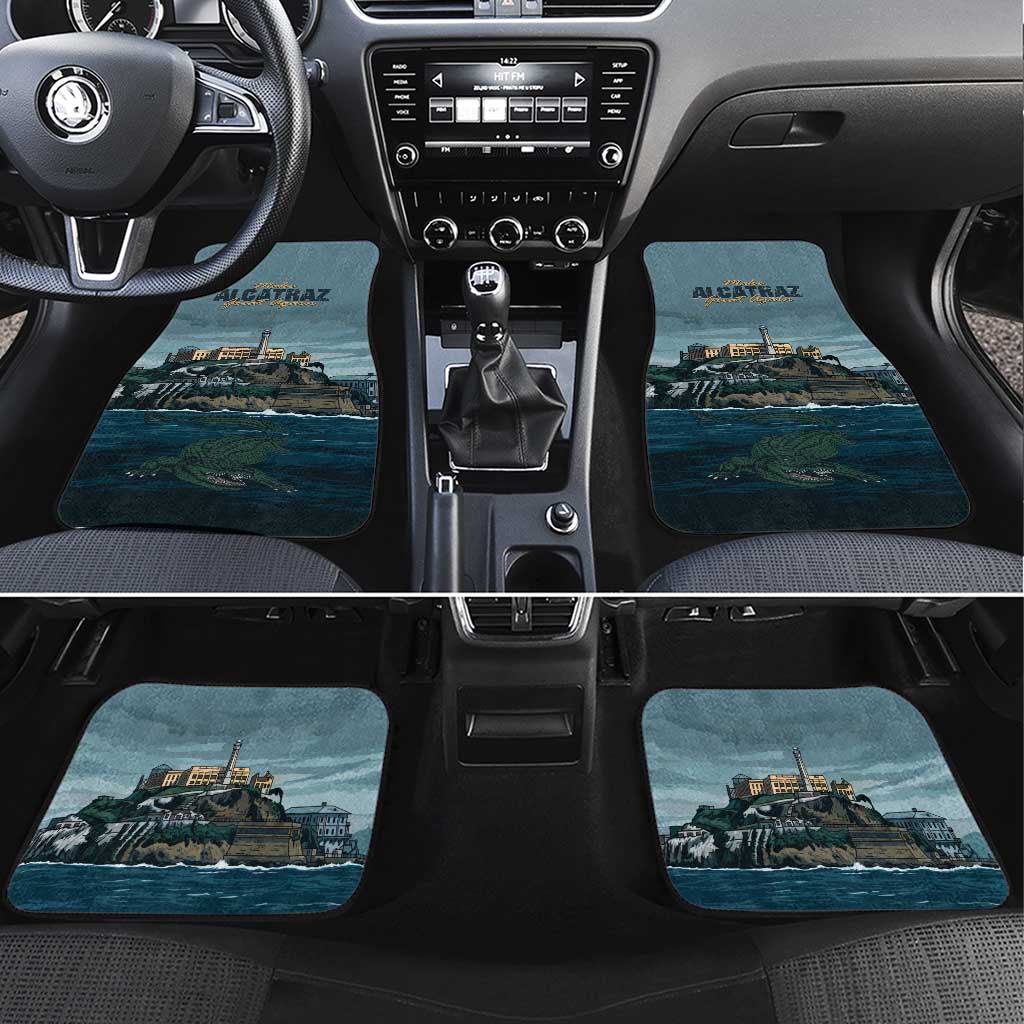 Make Alcatraz Great Again Car Mats Vintage Retro - Wonder Print Shop