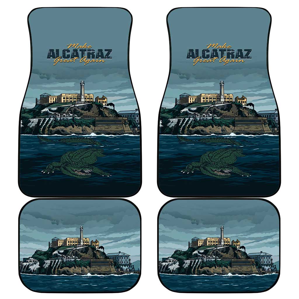 Make Alcatraz Great Again Car Mats Vintage Retro - Wonder Print Shop