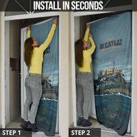 Make Alcatraz Great Again Door Cover Vintage Retro - Wonder Print Shop