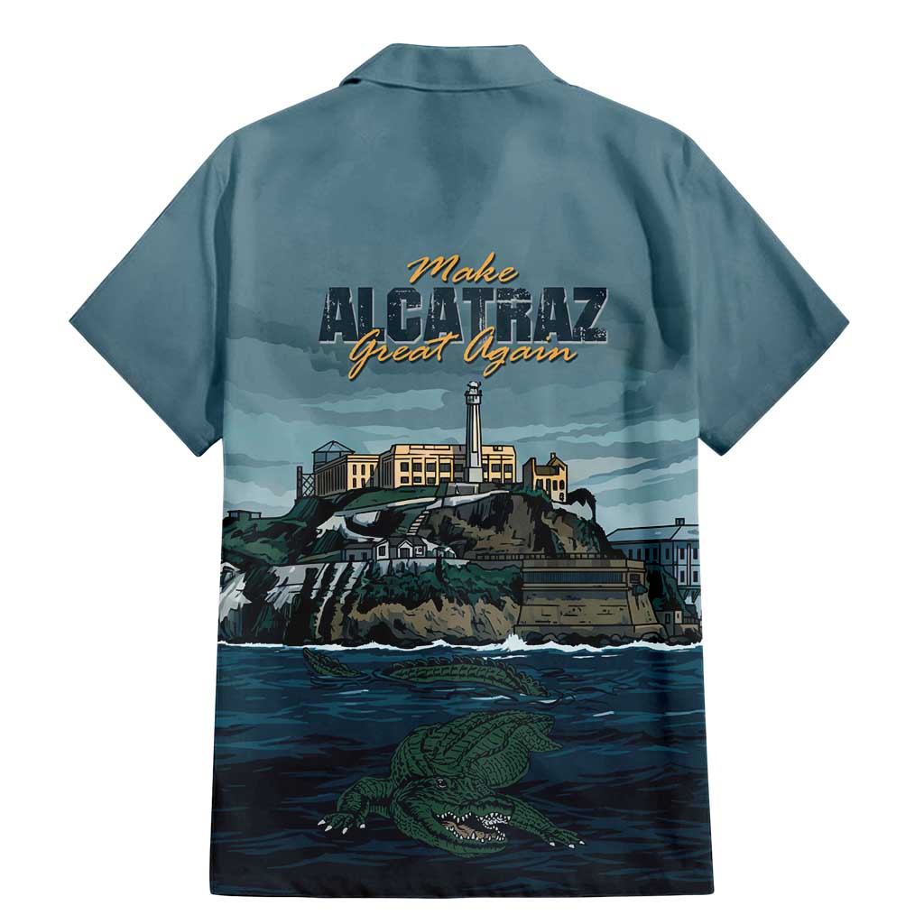 Make Alcatraz Great Again Family Matching Mermaid Dress and Hawaiian Shirt Vintage Retro - Wonder Print Shop