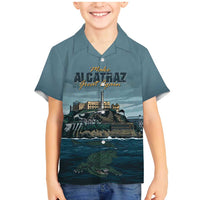 Make Alcatraz Great Again Family Matching Mermaid Dress and Hawaiian Shirt Vintage Retro - Wonder Print Shop