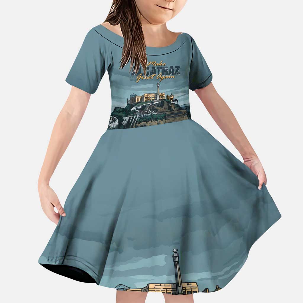 Make Alcatraz Great Again Family Matching Puletasi and Hawaiian Shirt Vintage Retro - Wonder Print Shop