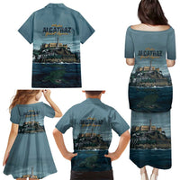 Make Alcatraz Great Again Family Matching Puletasi and Hawaiian Shirt Vintage Retro - Wonder Print Shop