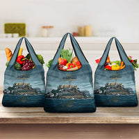 Make Alcatraz Great Again Grocery Bag Vintage Retro - Wonder Print Shop