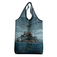 Make Alcatraz Great Again Grocery Bag Vintage Retro - Wonder Print Shop