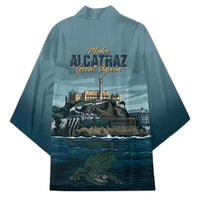 Make Alcatraz Great Again Kimono Vintage Retro - Wonder Print Shop