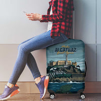 Make Alcatraz Great Again Luggage Cover Vintage Retro - Wonder Print Shop