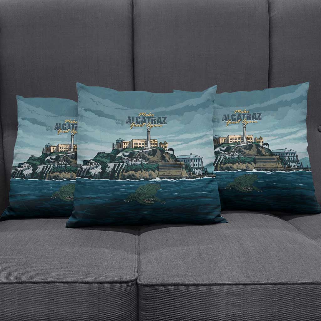 Make Alcatraz Great Again Pillow Cover Vintage Retro - Wonder Print Shop