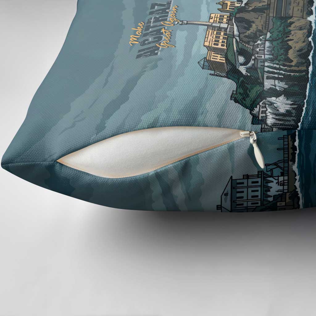 Make Alcatraz Great Again Pillow Cover Vintage Retro - Wonder Print Shop