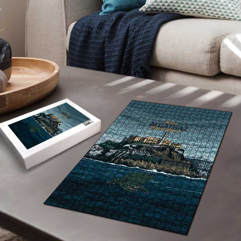 Make Alcatraz Great Again Puzzle Vintage Retro - Wonder Print Shop